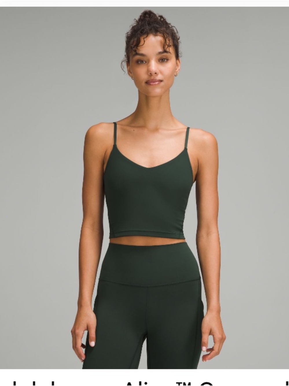 Lululemon align cropped cami tank
A/B cup